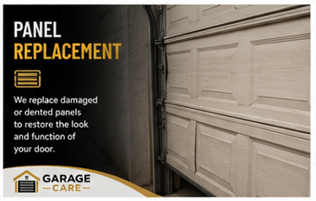 Garage door panel replacement Charlotte NC