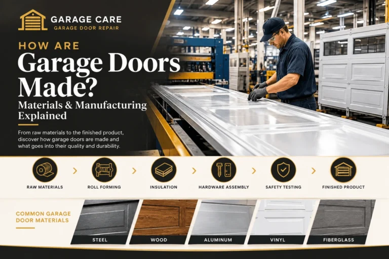 how are garage doors made