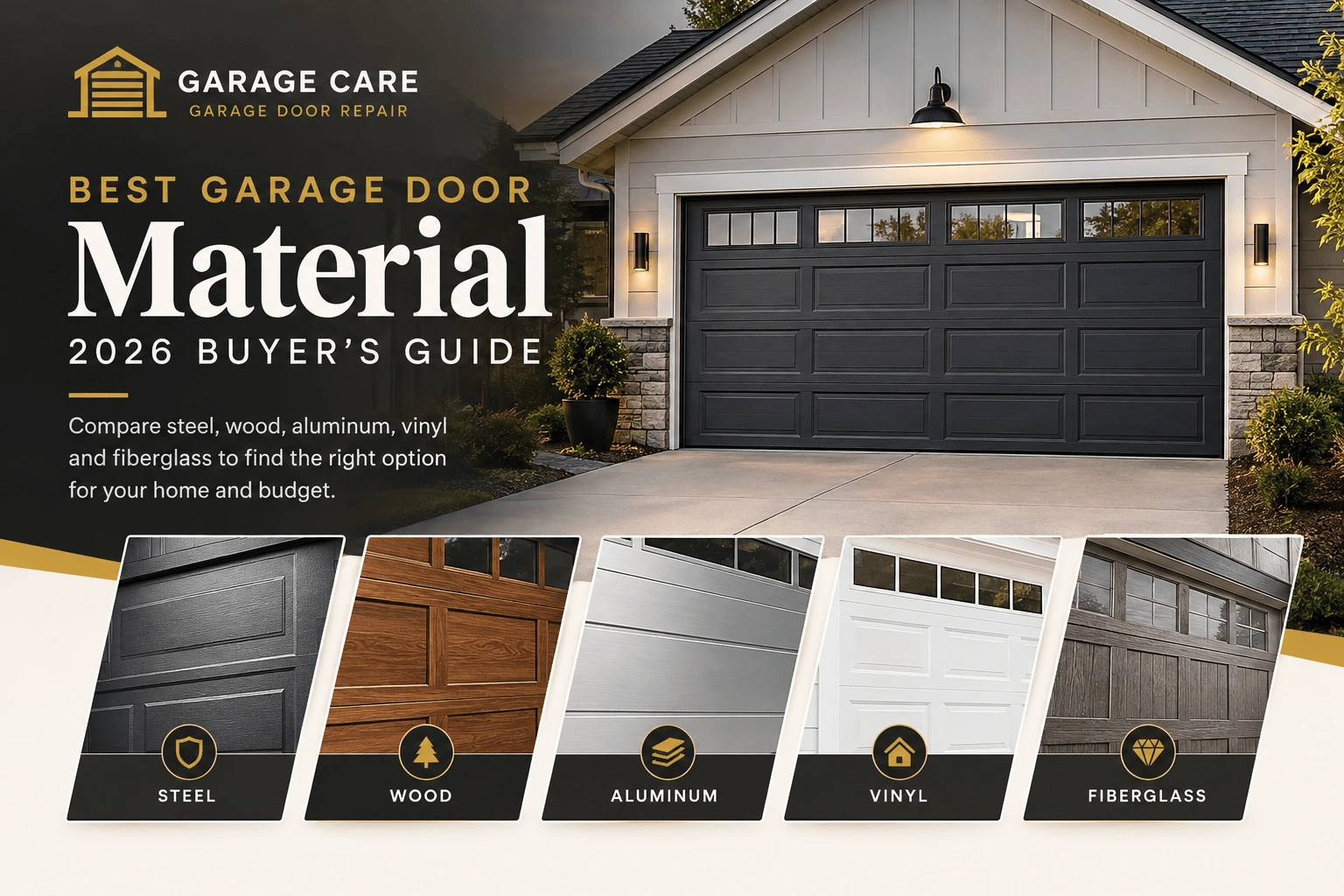 garage door material